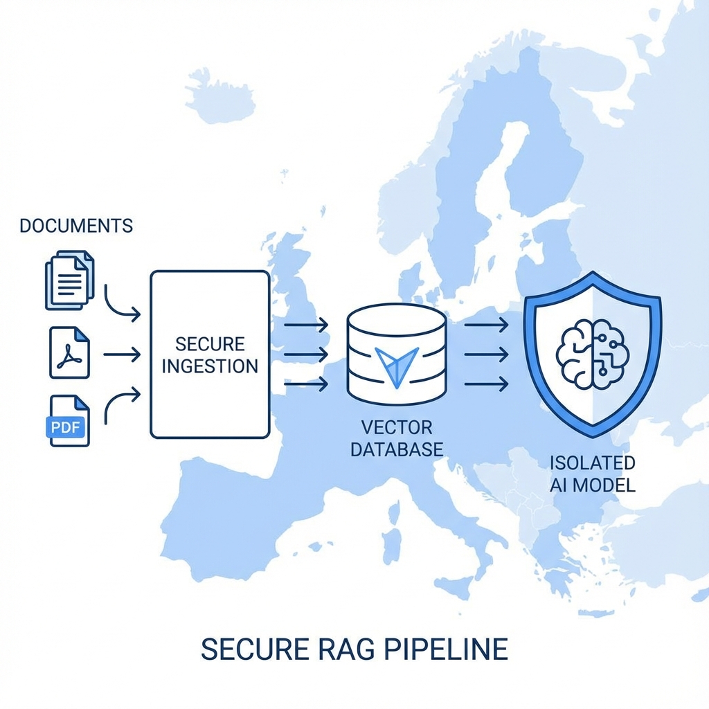 Secure RAG Architecture Diagram